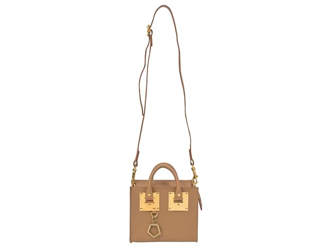 Sophie Hulme Albion Box Tote in Brown Leather  ref.1391070