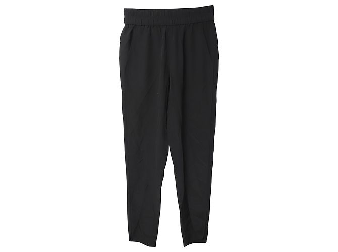 Alexander Wang – Gerade geschnittene Hose aus schwarzer Viskose