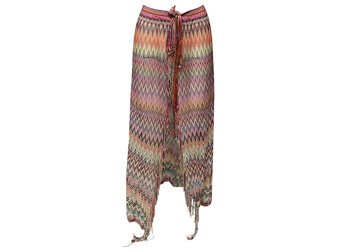 Falda Missoni Beachwear de viscosa multicolor Impresión de pitón Fibra de celulosa  ref.1391190