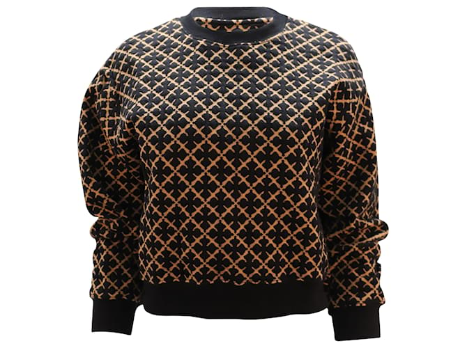 By Malene Birger Yasmia Sweatshirt in Black Print Cotton  ref.1391228