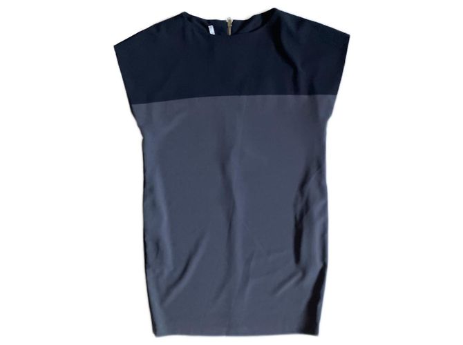 Impérial Kleid aus Polyester Schwarz und Grau