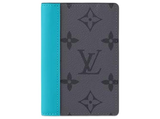 Louis Vuitton Organizador de bolsillo LV monograma eclipse Gris Lienzo  ref.1391280