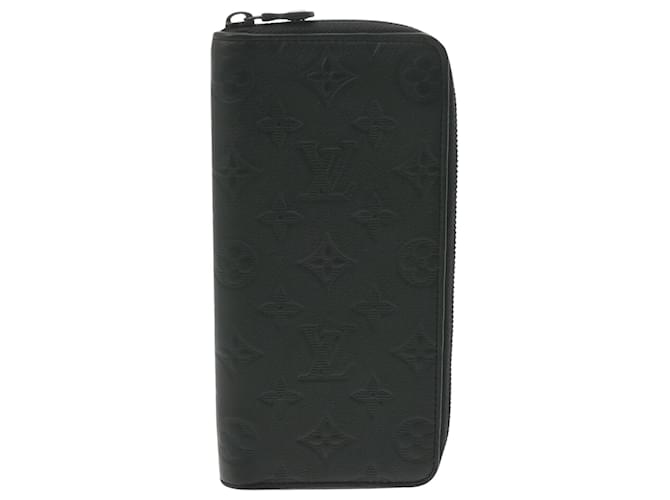 Louis Vuitton Zippy Wallet Vertical Black Leather  ref.1391303