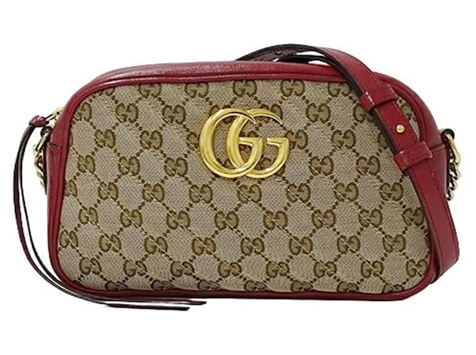 Gucci GG Marmont Toile Marron  ref.1391308