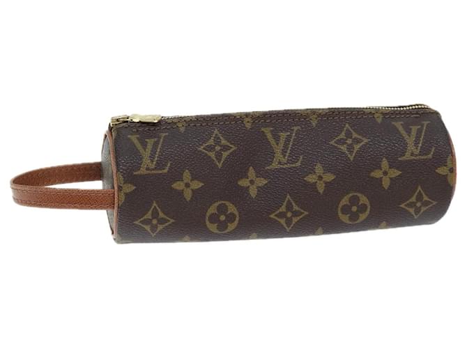 Louis Vuitton Trousse rond Brown Cloth  ref.1391349