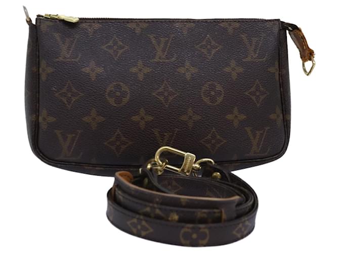 LOUIS VUITTON Monogram Pochette Accessoires Pouch M51980 LV Auth mr194 Cloth  ref.1391379