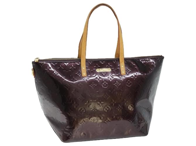 LOUIS VUITTON Monogramm Vernis Bellevue GM Einkaufstasche Amarante M93589 LV Auth 74534 Lackleder  ref.1391386