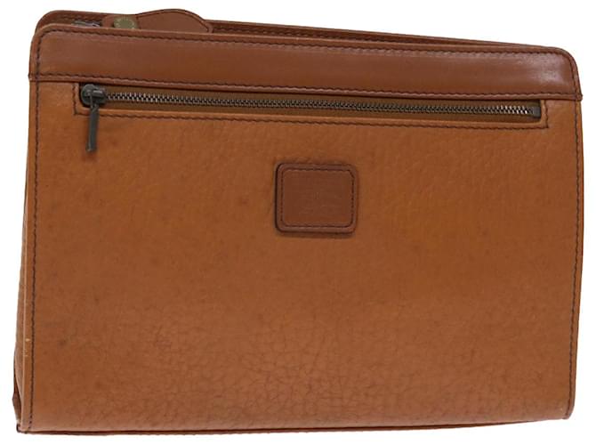 Autre Marque Burberrys Pochette Pelle Marrone Auth bs14286  ref.1391418