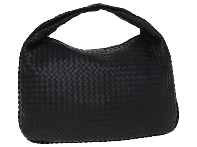 Autre Marque BOTTEGA VENETA INTRECCIATO Hobo Sac à bandoulière Cuir Noir 115654 Auth yk12532A  ref.1391421