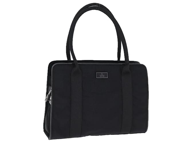 Sac à main GUCCI Nylon Noir 000 0835 Auth bs14192  ref.1391460