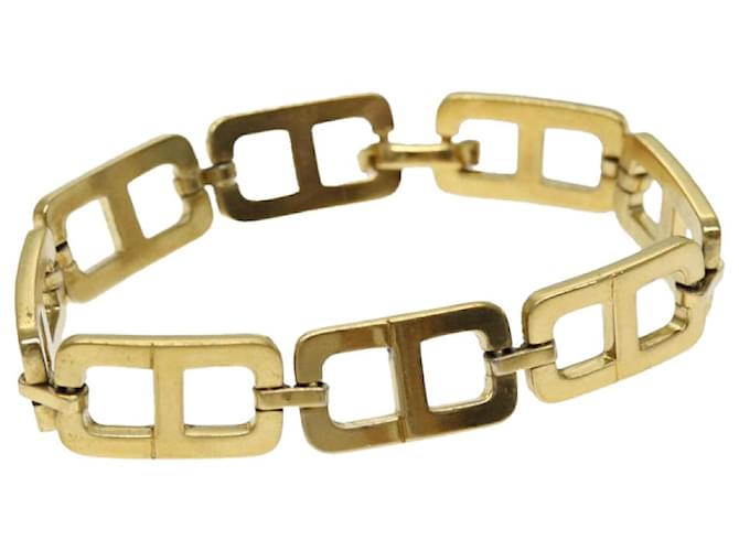 Pulseira Christian Dior em metal Ouro Auth yk12330 Dourado  ref.1391462