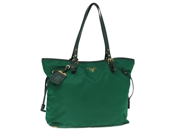 PRADA Tote Bag Nylon Green Auth 74471  ref.1391468
