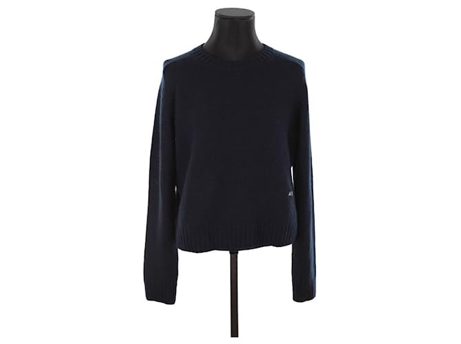 Dior Suéter de cashmere Azul marinho Casimira  ref.1391504