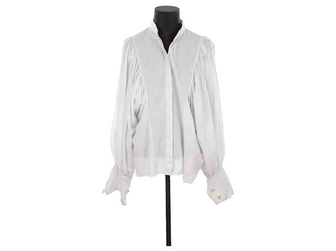Autre Marque Camicia di cotone Bianco  ref.1391505