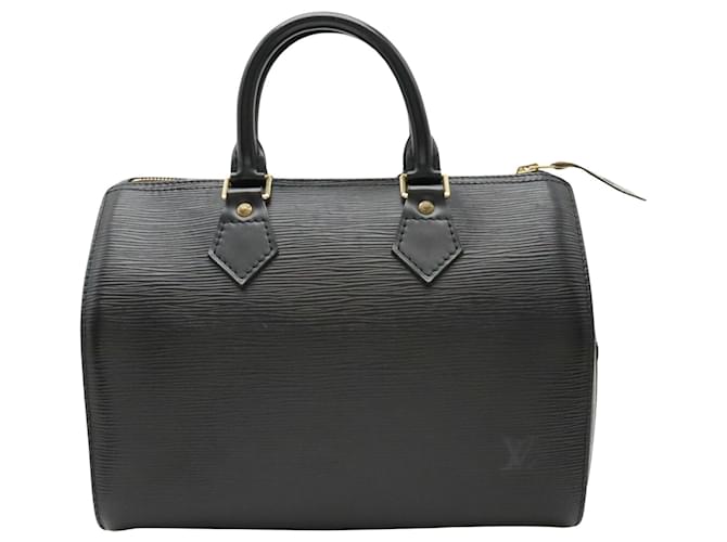 Louis Vuitton Speedy 25 Black Leather  ref.1391525
