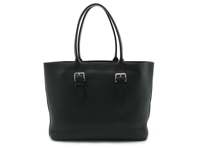 Louis Vuitton Cabas Black Leather  ref.1391553