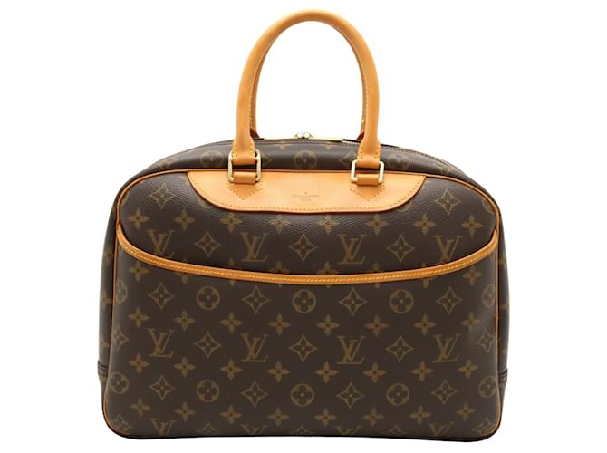 Louis Vuitton Deauville Brown Cloth  ref.1391555