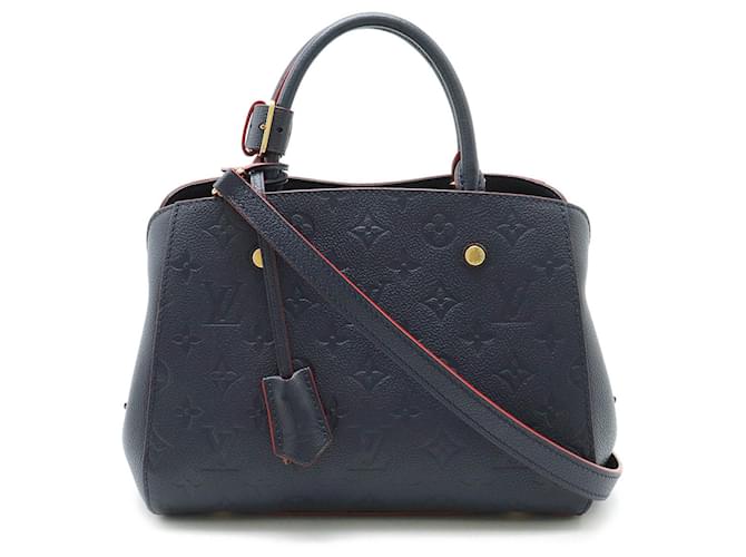 Louis Vuitton Empreinte Rosso Tela  ref.1391568