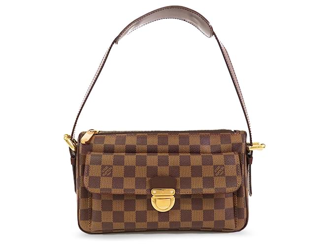 Brown Louis Vuitton Damier Ebene Ravello GM Shoulder Bag Leather  ref.1391616