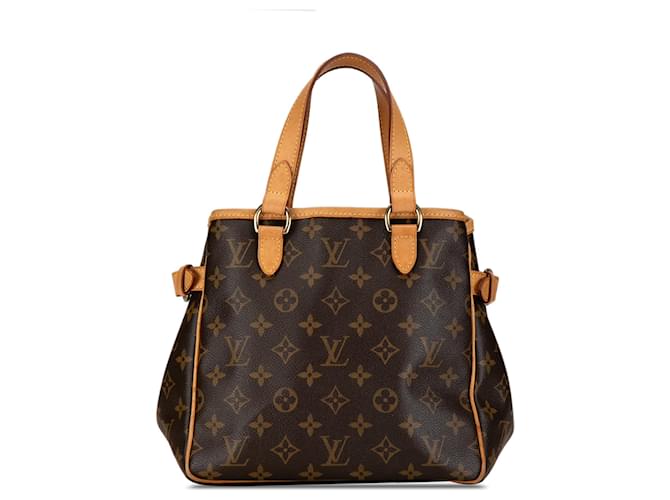 Brown Louis Vuitton Monogram Batignolles Vertical PM Handbag Leather  ref.1391617