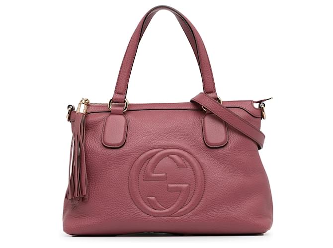 Pink Gucci Small Soho Working Satchel Leather  ref.1391637
