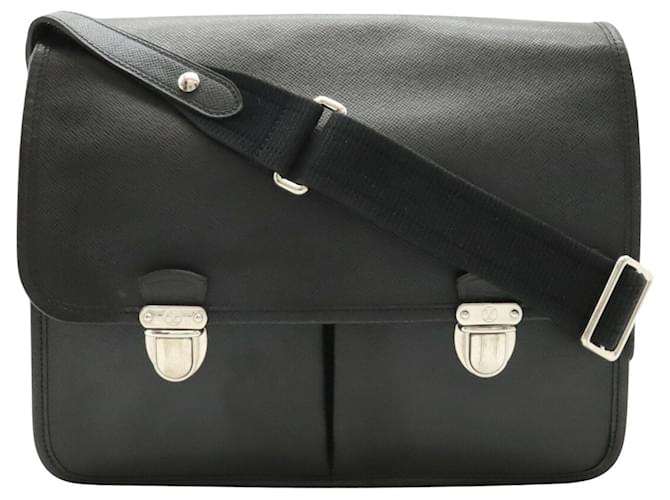 Louis Vuitton Alexéi Negro Cuero  ref.1391660