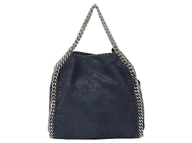 Stella Mc Cartney Stella McCartney Falabella Navy blue Synthetic  ref.1391693