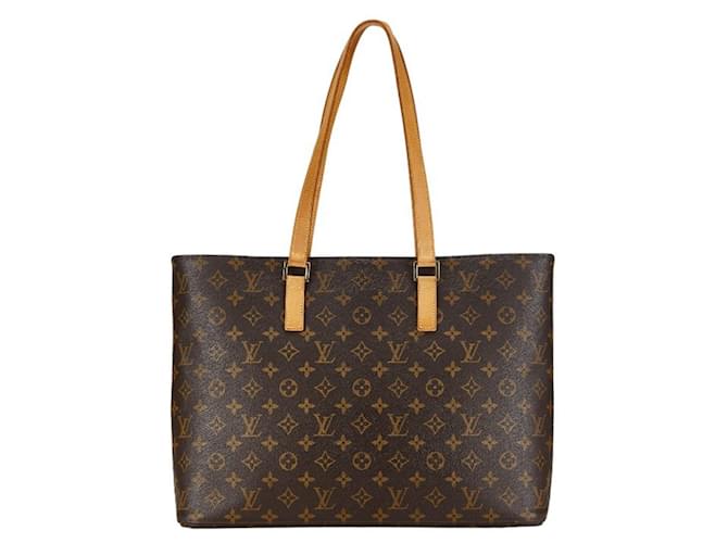 Louis Vuitton Luco Braun Leinwand  ref.1391752