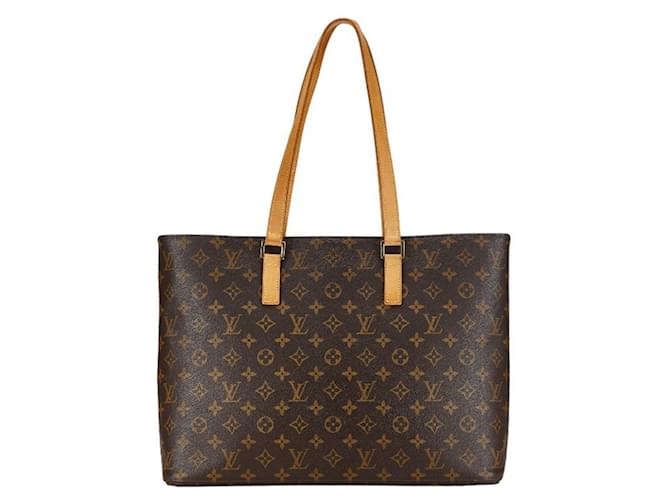 Louis Vuitton Luco Brown Cloth  ref.1391752