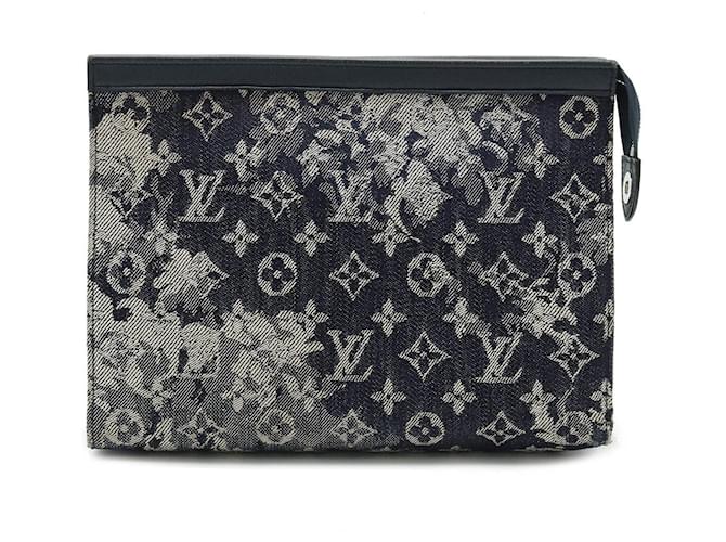 Louis Vuitton Pochette Black Cloth  ref.1391830
