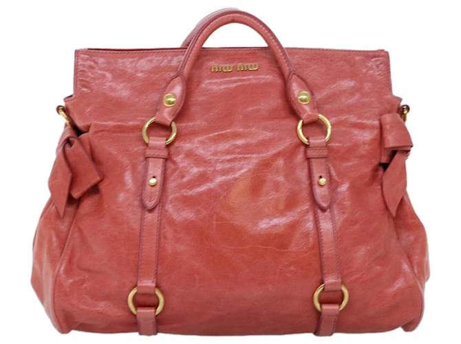 Miu Miu Vitello Pink Leather  ref.1391831