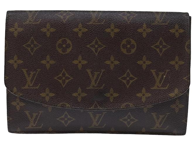 Louis Vuitton Pochette Rabat Brown Cloth  ref.1391897