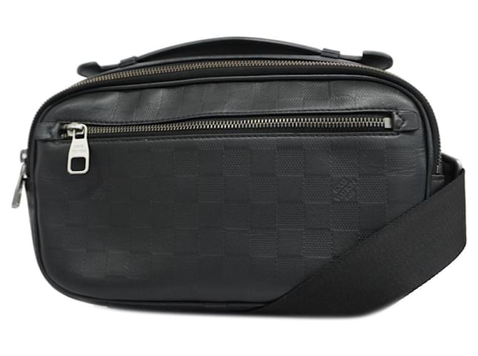 Louis Vuitton Ambler Negro Cuero  ref.1391906