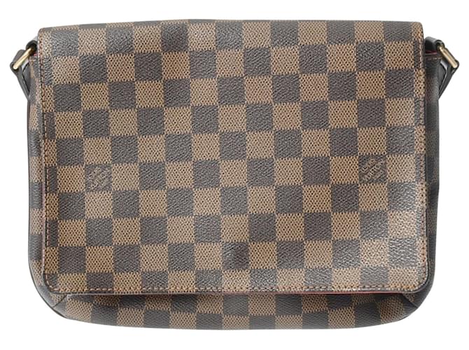 Louis Vuitton Musette Tango Brown Cloth  ref.1391986