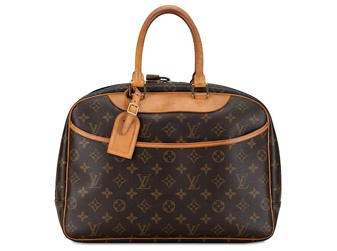 Brown Louis Vuitton Monogram Deauville Handbag Leather  ref.1392023