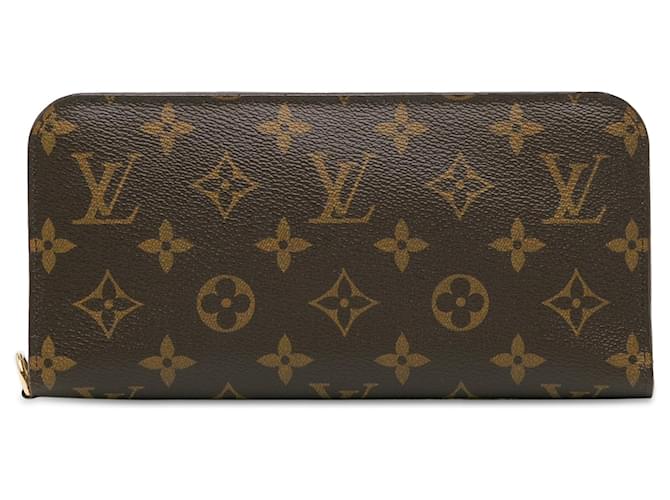 Braune Louis Vuitton YK Insolite Geldbörse mit Monogramm Leinwand  ref.1392076