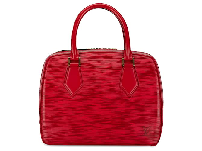 Borsa Louis Vuitton Epi Sablons rossa Rosso Pelle  ref.1392130