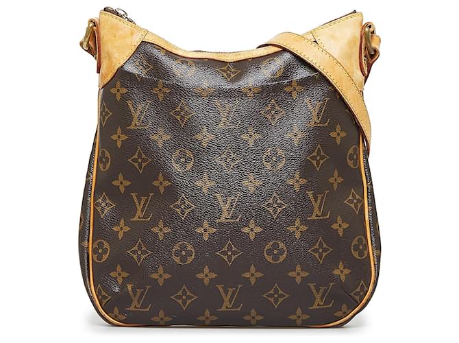 Brown Louis Vuitton Monogram Odeon PM Crossbody Bag Leather  ref.1392165