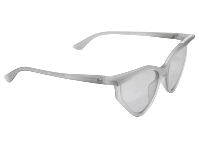 Graue Cat-Eye-Sonnenbrille aus Acetat von Balenciaga Kunststoff  ref.1392205
