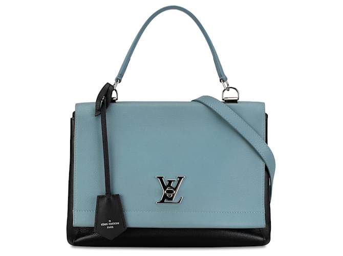 Twist Bolso satchel Louis Vuitton Lockme II azul Cuero  ref.1392257