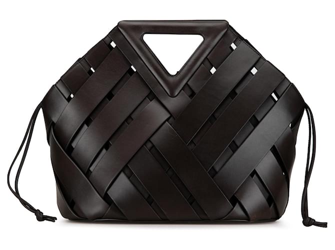 Brown Bottega Veneta Medium Intrecciato Point Handbag Leather  ref.1392298