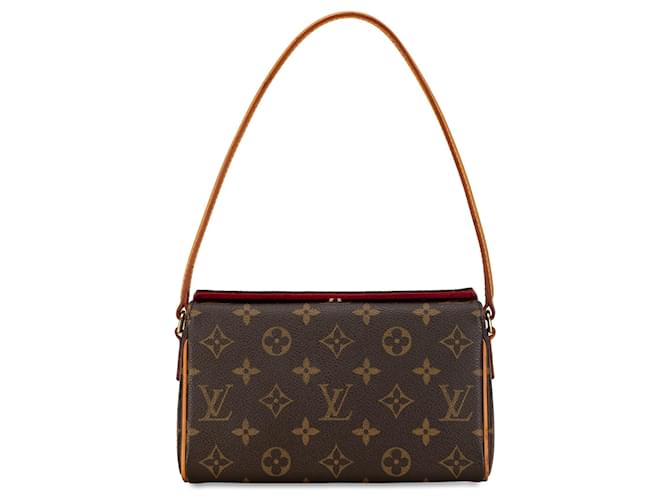 Brown Louis Vuitton Monogram Recital Shoulder Bag Leather  ref.1392550
