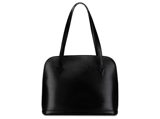 Black Louis Vuitton Epi Lussac Shoulder Bag Leather  ref.1392565