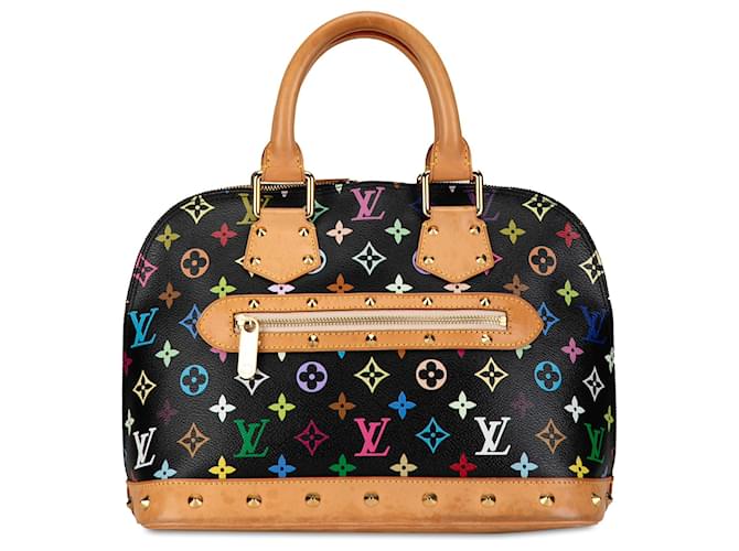 Black Louis Vuitton Monogram Multicolore Alma PM Handbag Leather  ref.1392567