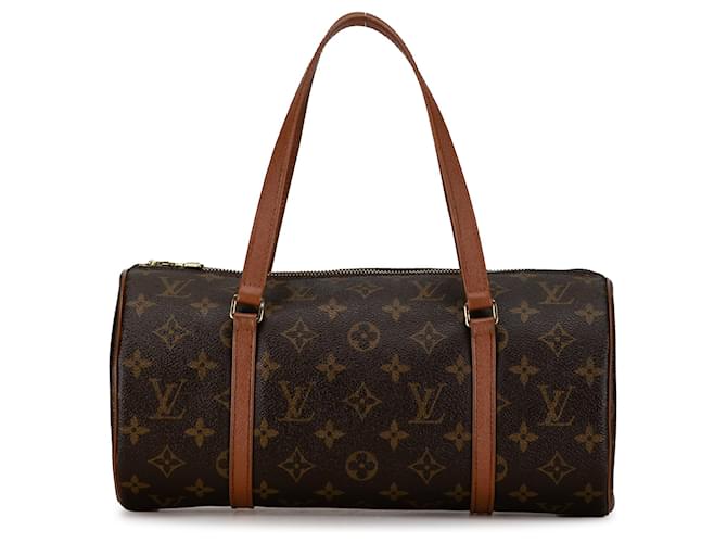 Brown Louis Vuitton Monogram Papillon 30 Handbag Leather  ref.1392573