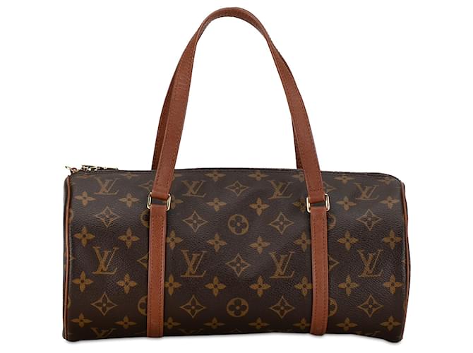 Brown Louis Vuitton Monogram Papillon 30 Handbag Leather  ref.1392586