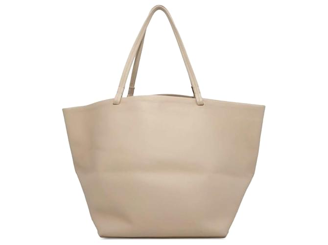 Bolso tote tres blanco The Row Park Cuero  ref.1392601