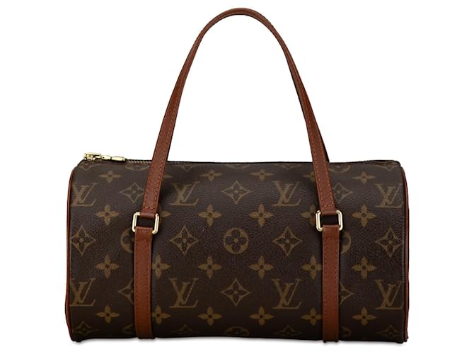 Brown Louis Vuitton Monogram Papillon 26 Handbag Leather  ref.1392608