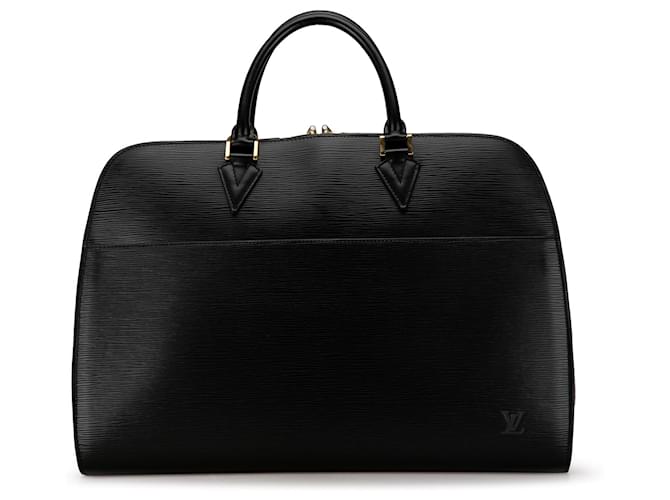 Sac d'affaires Louis Vuitton Epi Sorbonne noir Cuir  ref.1392616