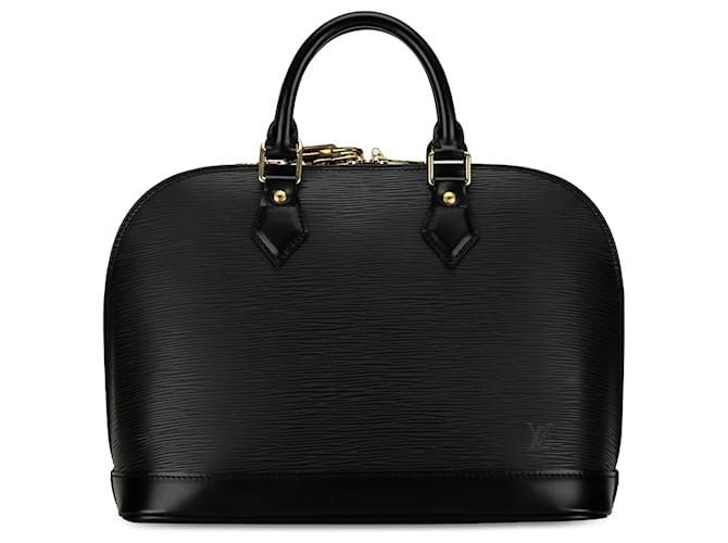Bolso Louis Vuitton Epi Alma PM negro Cuero  ref.1392622